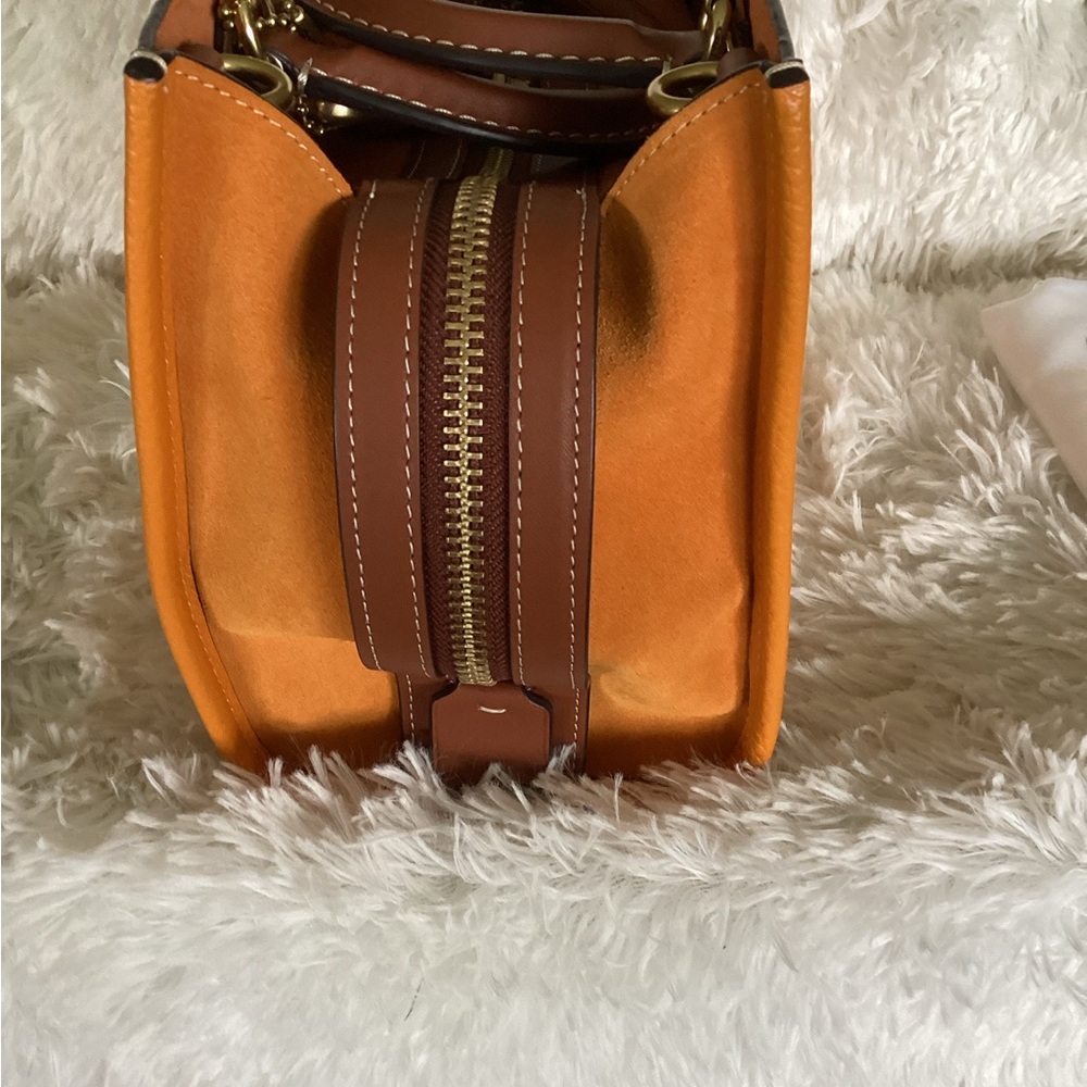 Coach Rogue 25" in Orange papaya color. - Picture 4 of 12